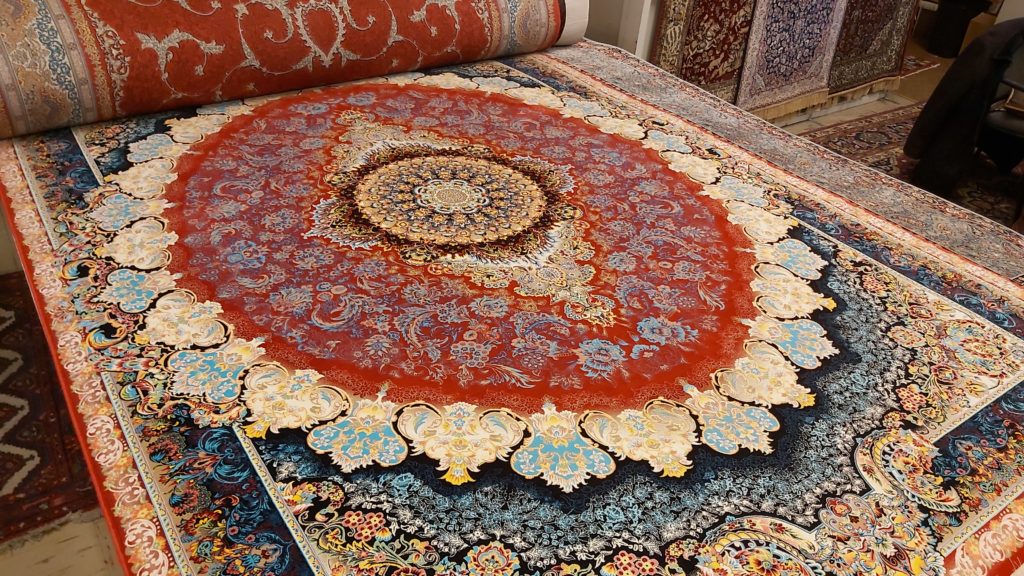 Isfahan Medallion Design Iran Dynasty Oriental Rugs